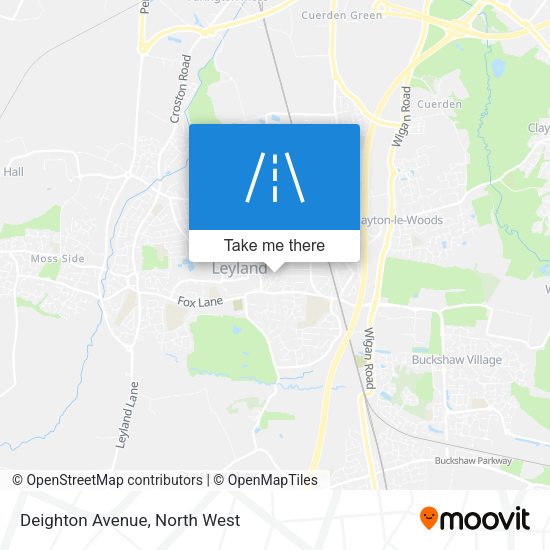 Deighton Avenue map