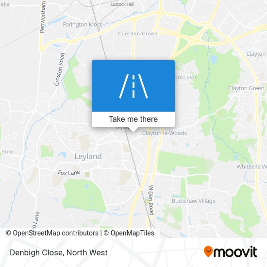 Denbigh Close map