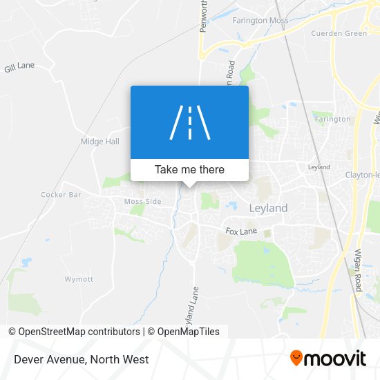 Dever Avenue map