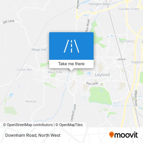 Downham Road map