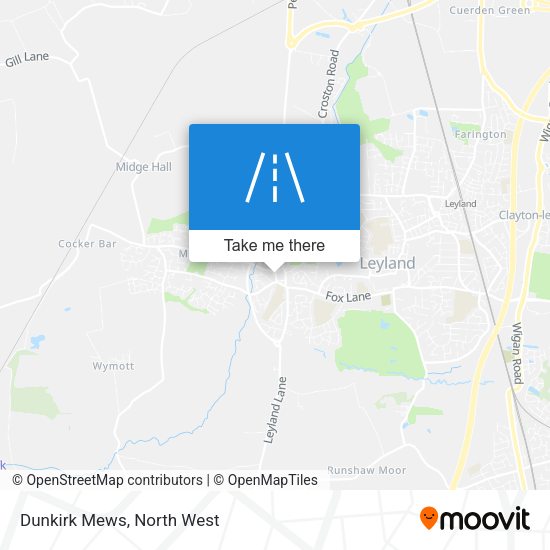 Dunkirk Mews map