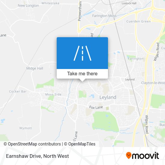 Earnshaw Drive map