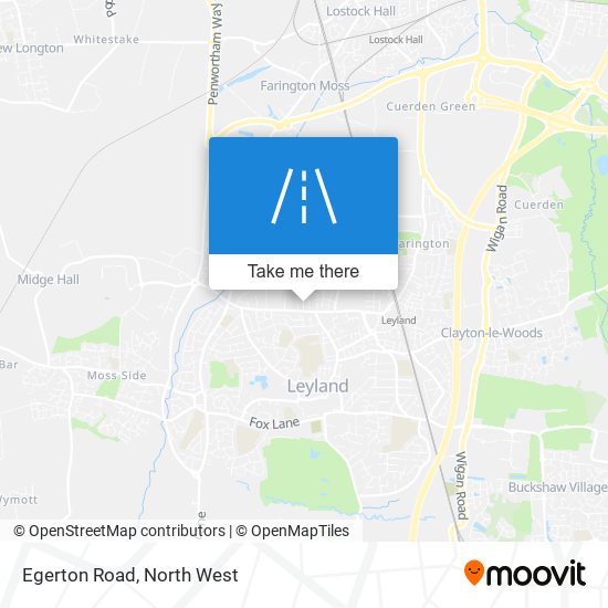 Egerton Road map