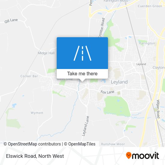 Elswick Road map