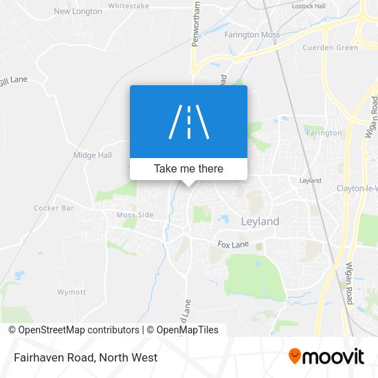Fairhaven Road map