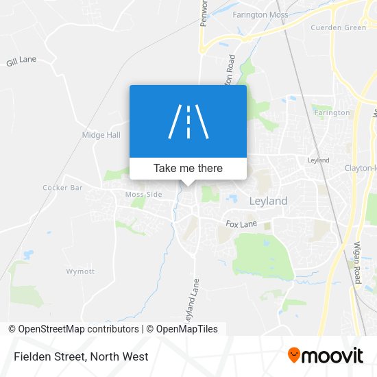 Fielden Street map