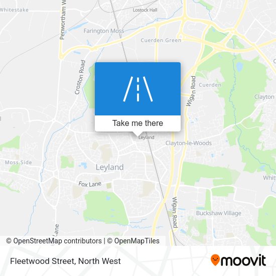 Fleetwood Street map