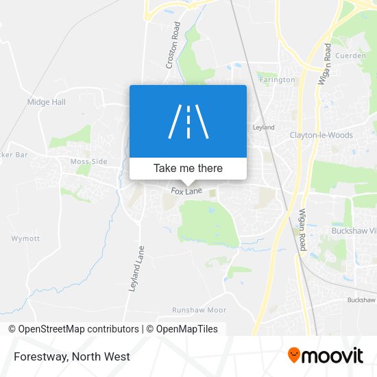 Forestway map