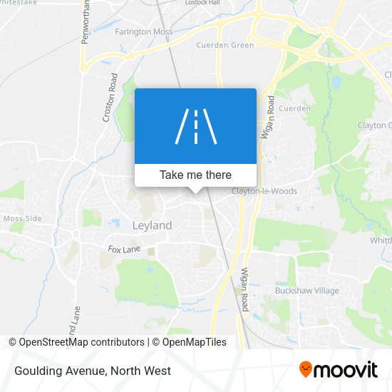 Goulding Avenue map