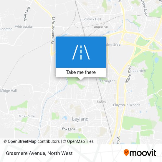 Grasmere Avenue map