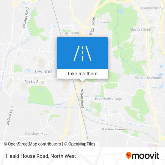 Heald House Road map