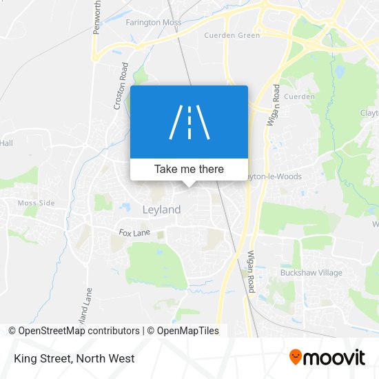 King Street map