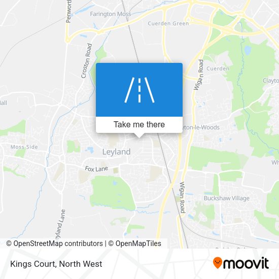 Kings Court map