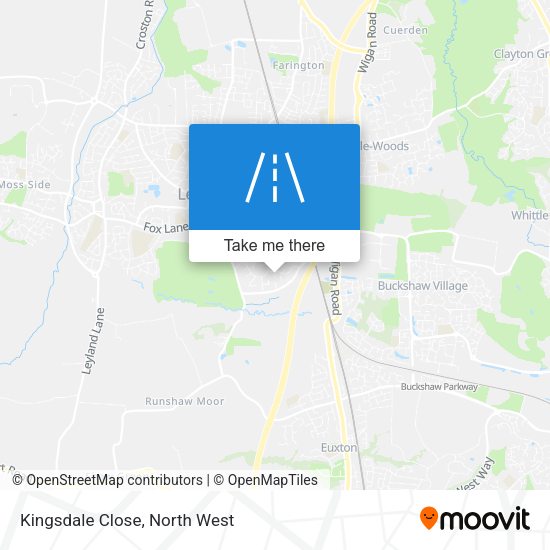 Kingsdale Close map