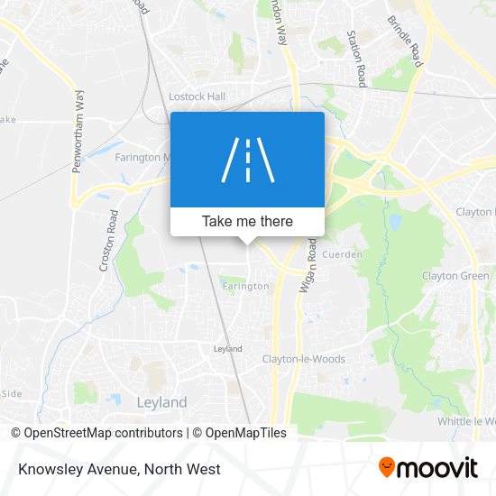 Knowsley Avenue map