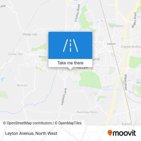 Leyton Avenue map