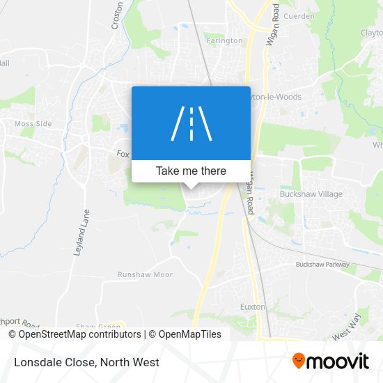 Lonsdale Close map
