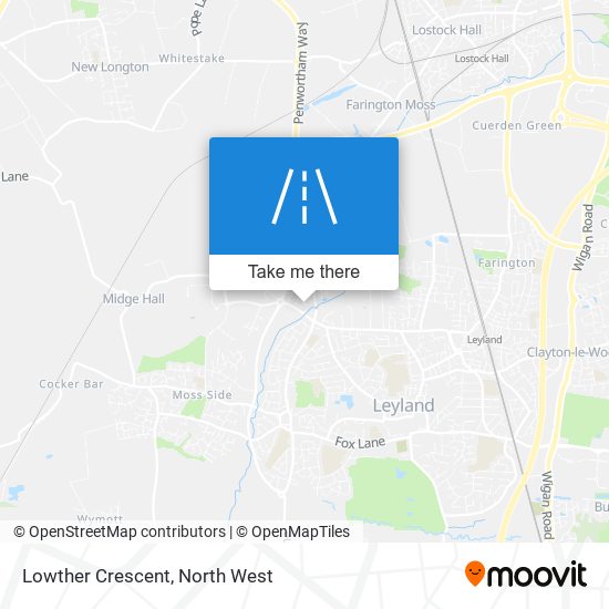 Lowther Crescent map