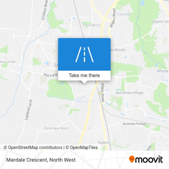 Mardale Crescent map