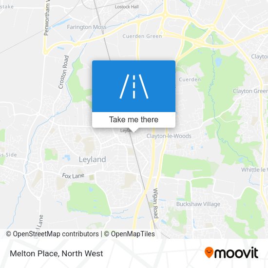 Melton Place map