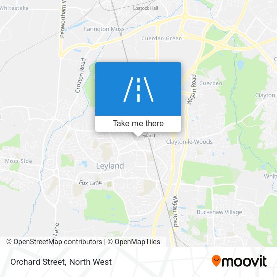 Orchard Street map