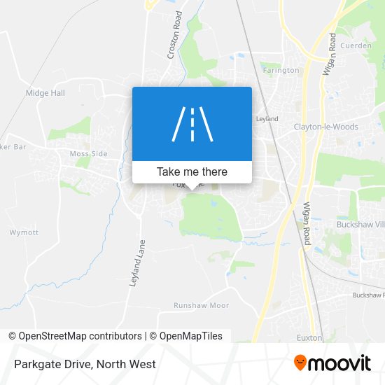 Parkgate Drive map