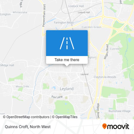 Quinns Croft map
