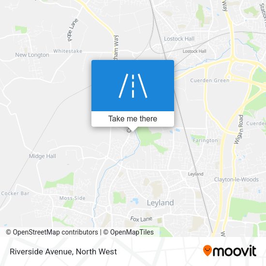 Riverside Avenue map