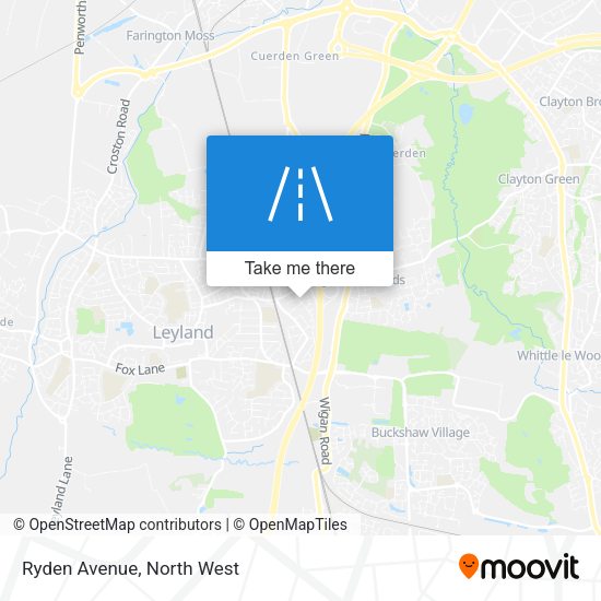Ryden Avenue map