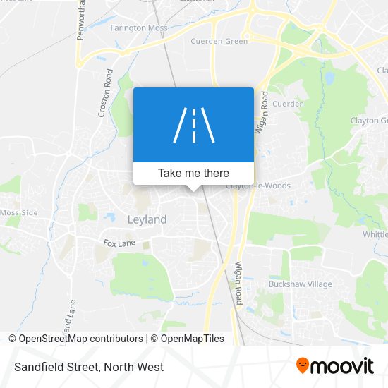 Sandfield Street map