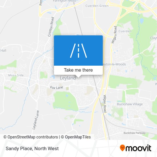 Sandy Place map