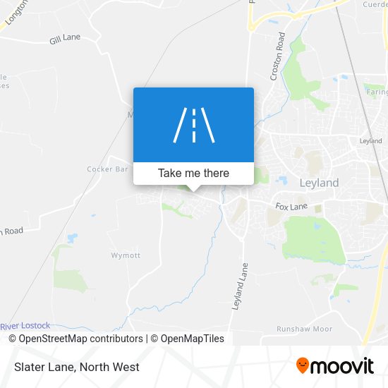 Slater Lane map