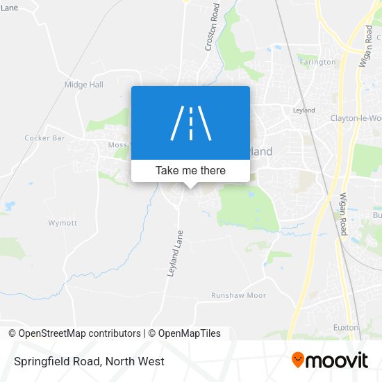 Springfield Road map