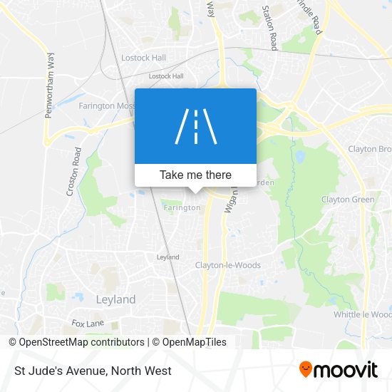 St Jude's Avenue map