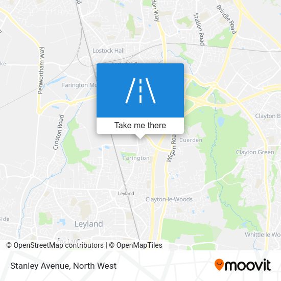 Stanley Avenue map