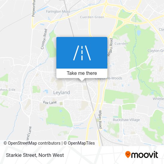 Starkie Street map