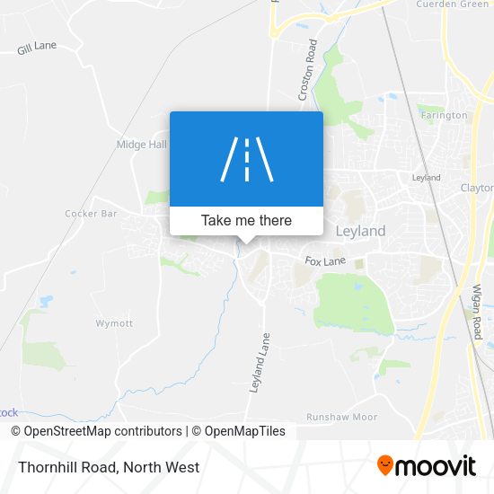 Thornhill Road map