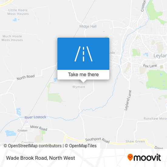 Wade Brook Road map