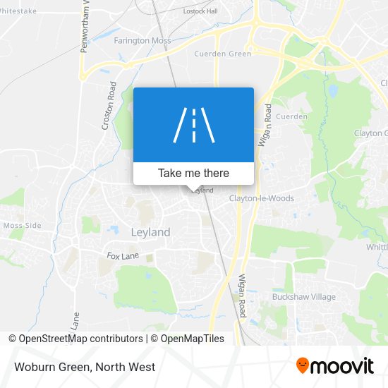 Woburn Green map