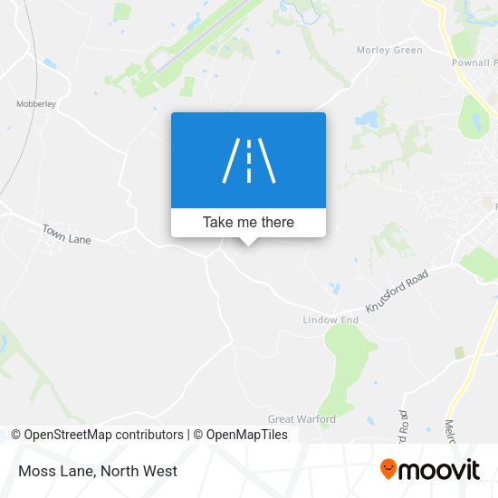 Moss Lane map