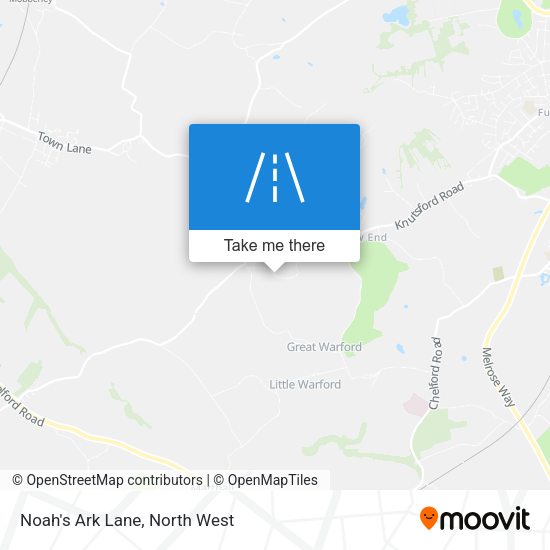 Noah's Ark Lane map