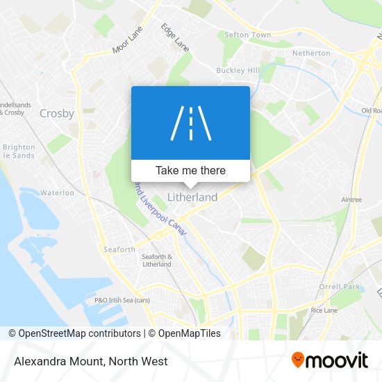 Alexandra Mount map