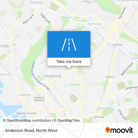 Anderson Road map