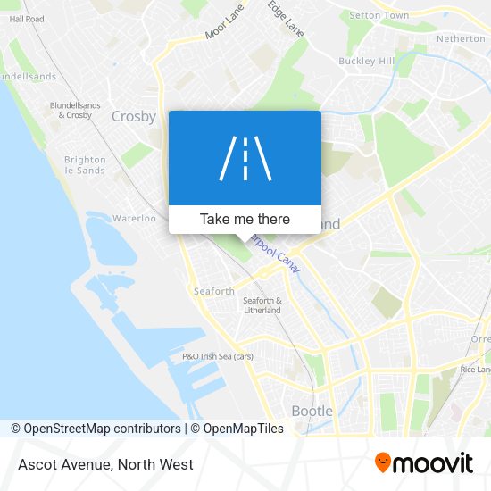 Ascot Avenue map