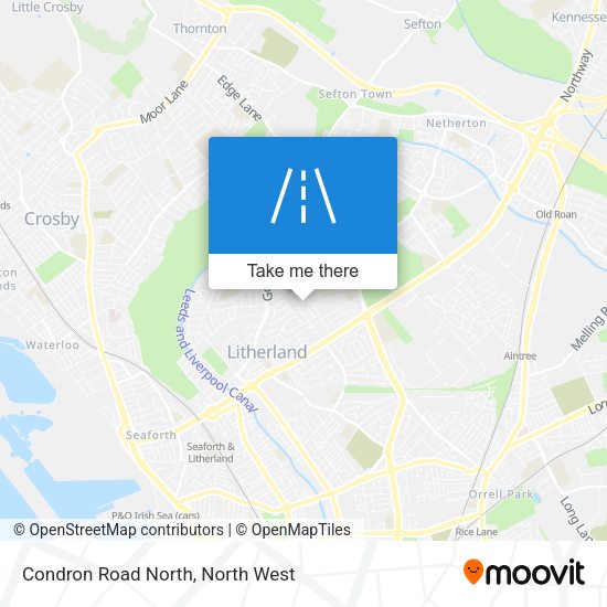 Condron Road North map