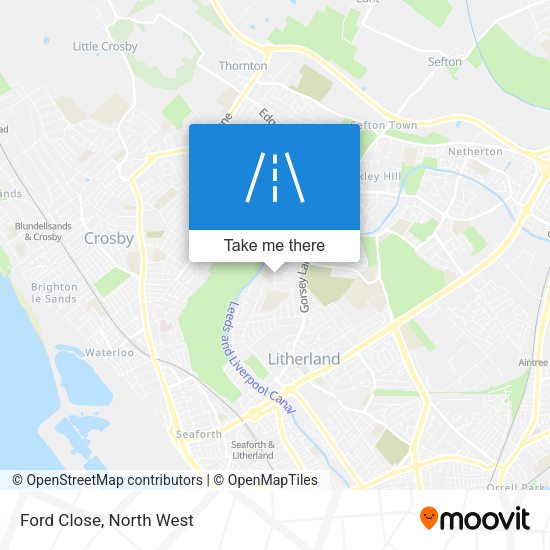 Ford Close map