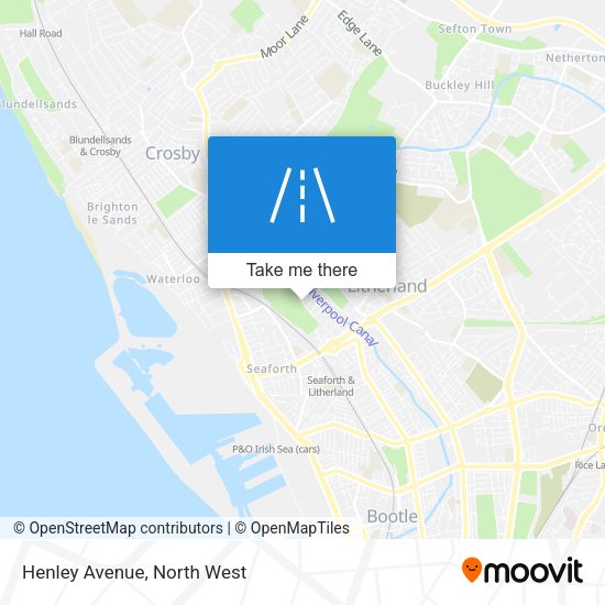 Henley Avenue map