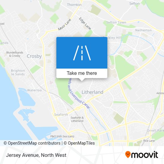 Jersey Avenue map