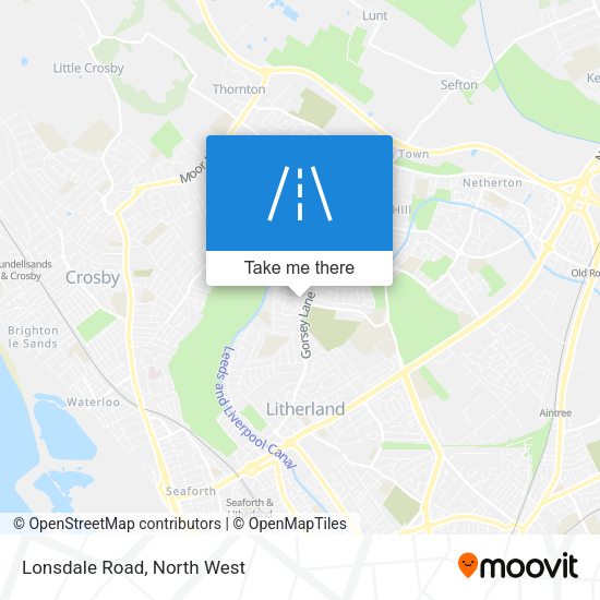 Lonsdale Road map