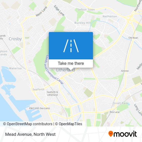 Mead Avenue map